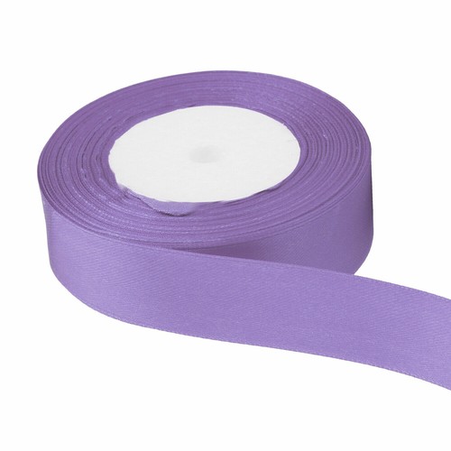 25m Double Sided Satin Ribbon Fabulous Colours DIY Crafts 10/23/25/40/50mm Width - Picture 83 of 152