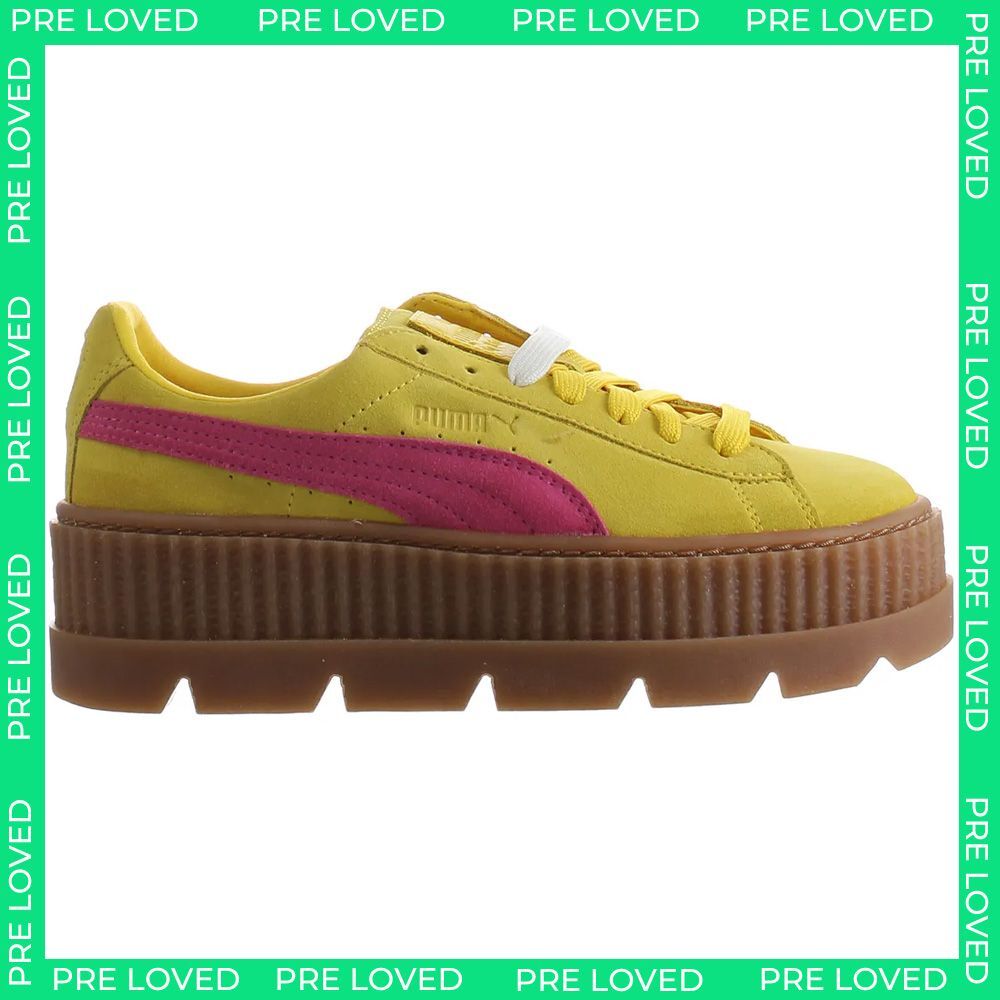 Puma x Rihanna Fenty Cleated Creeper Womens Yellow Trainers NO BOX eBay