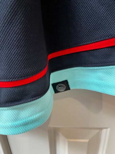 Nuova con etichette $180 Adidas NHL Seattle Kraken Home Hockey maglia nera GT5622 taglia 50 NUOVA - Foto 10 di 11