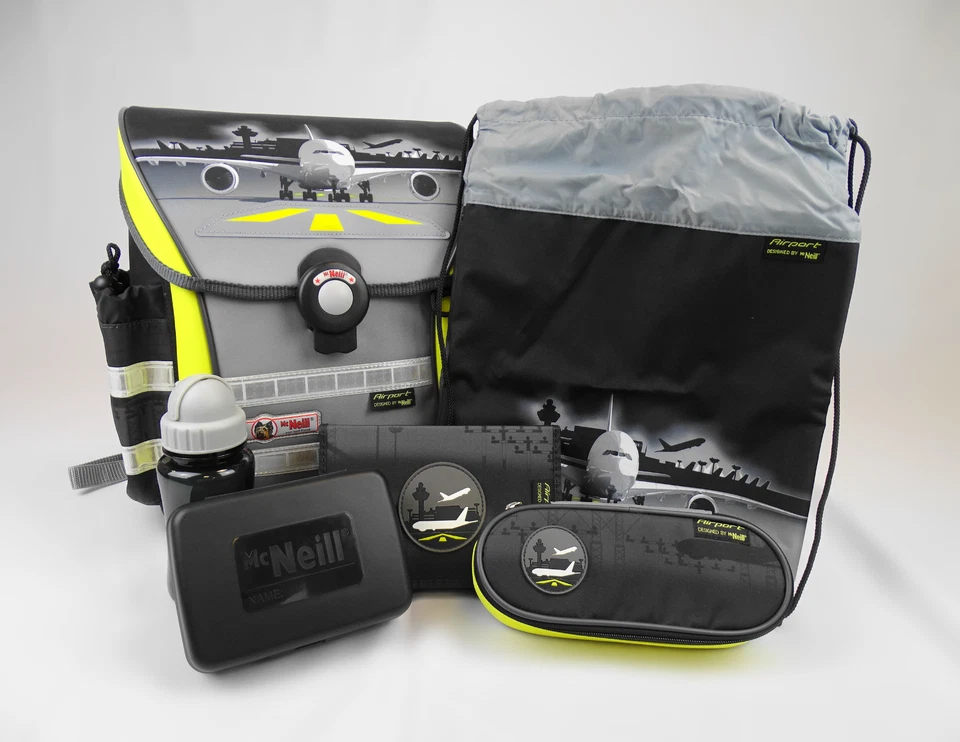 Schulranzen Mc Neill „ERGO Light 912“ Modell Flugzeug - Bild 2 von 4