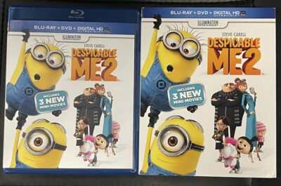 Despicable Me 2 (Blu-ray, 2013) DVD included. Animated