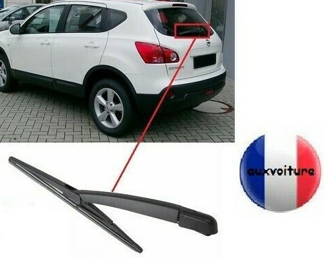 balais essuie glace arriere pour nissan qashqai de 2007 a 2013 avec bras complet - Imagen 1 de 1