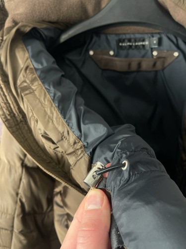 Ralph Lauren Black Label Down Puffer Jacket Brown M Size RRP 2000$ - Picture 13 of 14