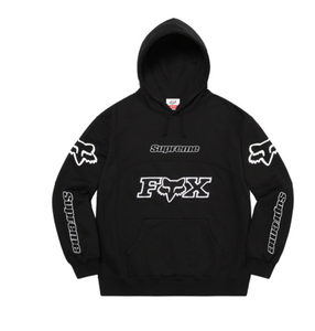 Supreme Fox Racing Moletom Com Capuz Grande Logotipo Caixa Preta Novo Hypebeast | eBay