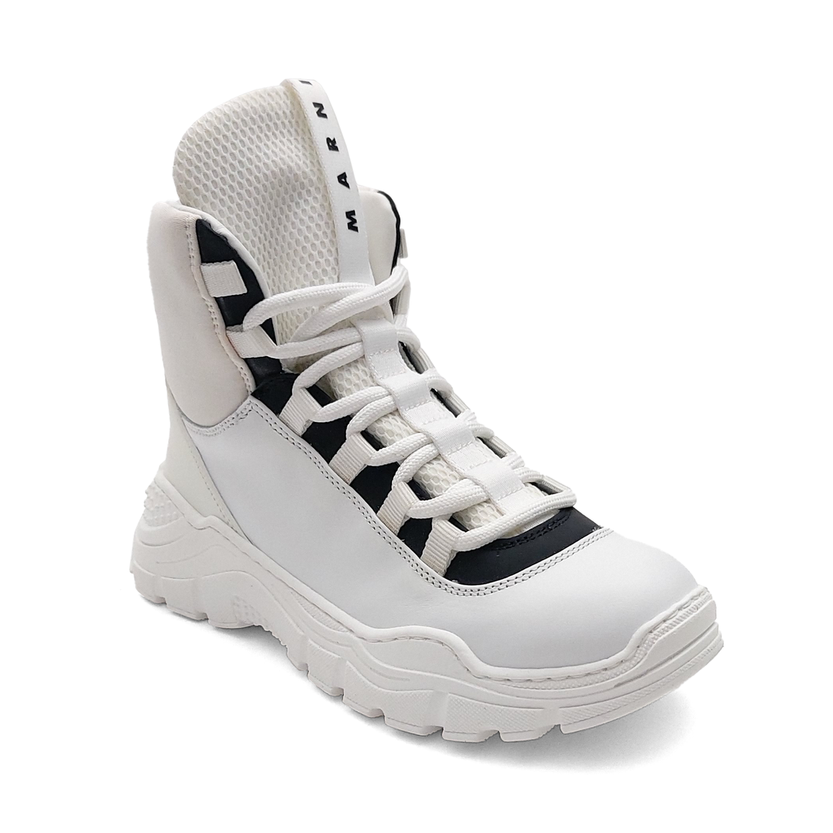☆MARNI☆ Plain Toe Rubber Sole Sneakers スニーカー 正規品 Marni High-tech fabric sneakers - Black | SNZWW14G08TCR86ZI835