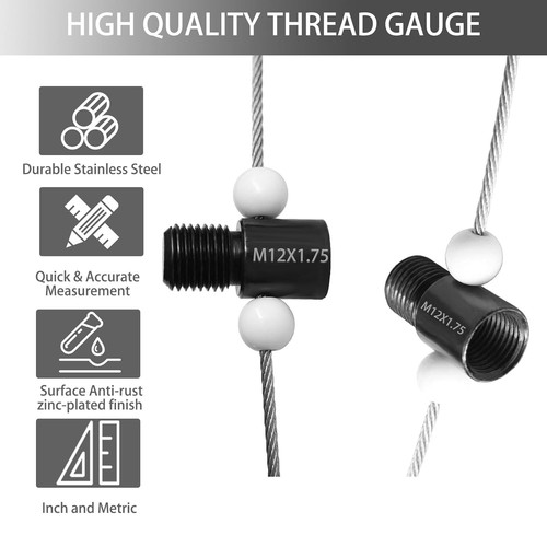Nut & Bolt Thread Checker 26 Male/Female Gauges (14 Inch & 12 Metric) - Picture 4 of 5