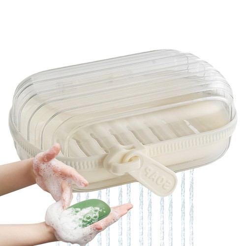 Travel Soap Container - Bar Soap Holder Box Leak Proof Travel Soap Case - Picture 9 of 15