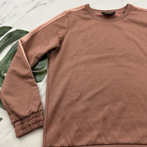 Scotch & Soda Womens Crew Neck Pullover Sweater Size S Pink Shimmer Boys Edition - Picture 4 of 12