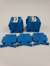 Lot of 13 Allen Bradley 1492-HM1 Blue Wire Terminal Blocks 1492HM1
