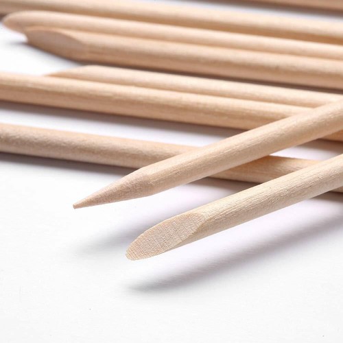 100 Stck. Nail Art Orange Holz Stick Nagelhaut Schieber Entferner Pediküre Maniküre Werkzeug - Bild 3 von 15