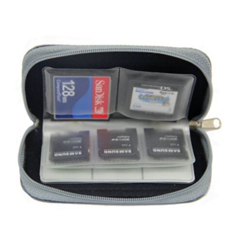 Custodia scheda di memoria 22 slot supporto scheda SD SIM CF borsa da trasporto per micro SDHC - Foto 10 di 14