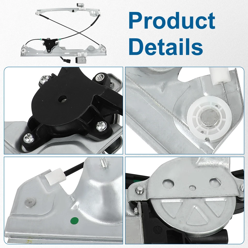 Regulador de ventana trasera izquierda con motor para GMC Yukon XL 1500 2007-14 deportivo utilitario Foto 2 de 4