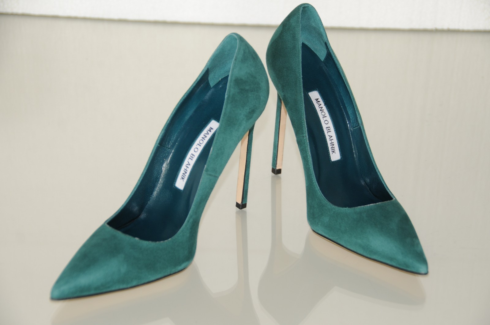 New Manolo Blahnik Blahnik Blahnik BB 115 Green Suede shoes Heels Pump 37.5 41.5 RARE HEIGHT 6f73aa New Manolo Blahnik Blahnik Blahnik BB 115 Green Suede shoes Heels Pump 37.5 41.5 RARE HEIGHT 6f73aa