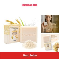 Savon au Lait de Riz Éclaircissant - Anti-Âge Visage & Corps Bio