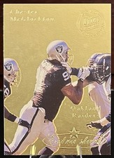 Chester McGlockton #513 Vintage 1995 Fleer Gold Medallion NFL Oakland Raiders
