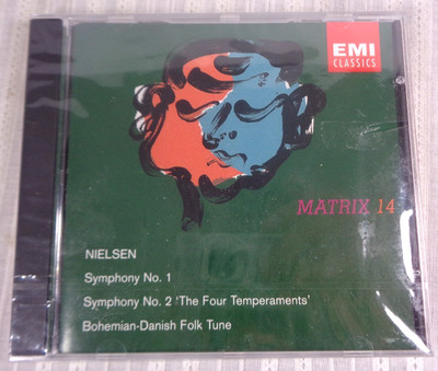 Carl Nielsen Symphonies Nos 1 & 2 ''The Four Temperaments'' Bohemian-Danish CD NEW