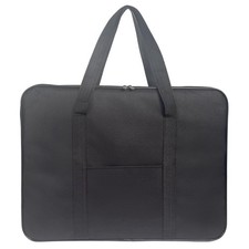 JJRING Art Portfolio Case, Wire Framed Nylon Portfolio Tote, Art Storage Bag ...