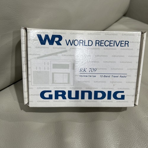 GRUNDIG ~ Weltempfänger 12 Band Kurzwellenradio RK709 Brandneu (versiegelt) - Bild 12 von 14