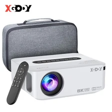 XGODY 8K UHD Projector LED WiFi Smart Home Theater Android 9 System -  Open Box