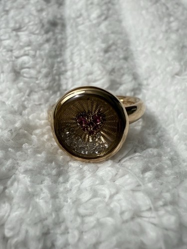 Capolavoro Billion Dreams Ring Dreamys LOVE ~ 18k Rotgold mit Diamanten Größe 7 - Bild 3 von 14