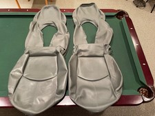 2005-2012 Porsche 997 911 Sport Seat Covers Stone Gray Complete Set.