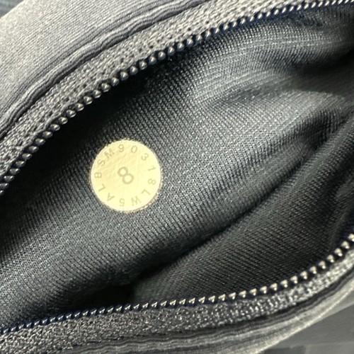 Lululemon Pants Women 8 Blue Solid Tight Stuff Tights II Wicking Pocket Running - Picture 8 of 8