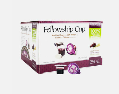 Communion Set - Prefilled Fellowship Cup Juice/Wafer-250 Sets Lords Supper FRESH