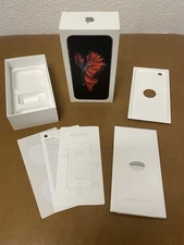 EMPTY BOX ONLY Genuine APPLE iPhone 6s Space Gray 32GB Original Inserts Stickers