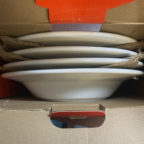 Christopher Radko Traditions Holiday Celebrations Rimmed 9" Soup Bowls Set of 4 - Picture 10 of 10