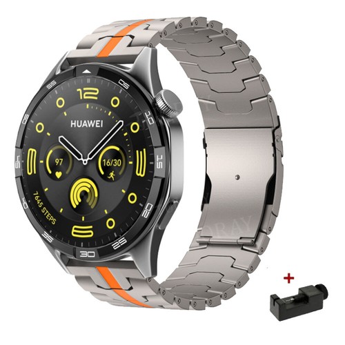 Correa de reloj activa de metal de titanio para Samsung Galaxy Watch 7/FE/6/5/4/3 - Imagen 21 de 31