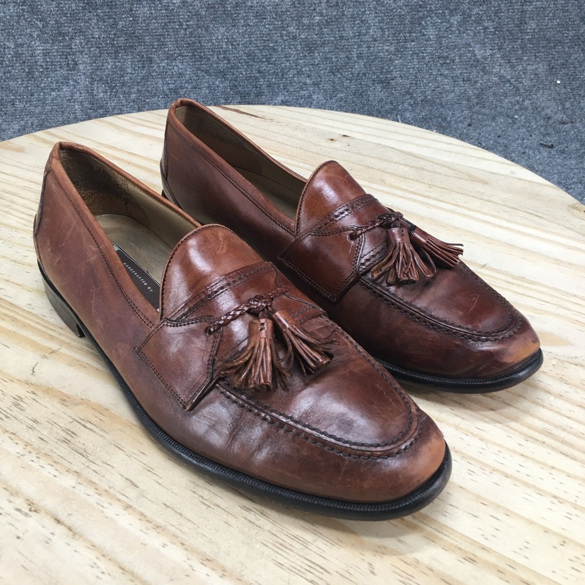 Johnston & Murphy Shoes Mens 10.5 M Dress Slip On Tassel  display picture 2
