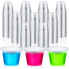 Yetene 1500 Pcs Plastic Shot Glasses 1oz/30ml Clear Disposable Cups Bulk Mini...