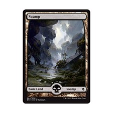 WOTC MTG Battle for Zendikar Swamp #264 (Expanded Border) (C) (Foil) NM