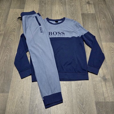 Navy Blue Hugo Boss Tracksuit Xxl Hugo Boss Tracksuit Jumper