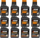 12 Pack of Echo PowerBlend Gold 2-Stroke Engine Oil 2.6 oz Bottles 6450001S-12PK