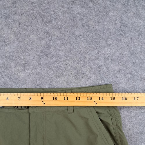 REI Co-op Shorts Womens 6 Green Nylon Stretch Hiking Outdoor Trail Belted - Picture 6 of 12