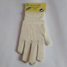 Vintage Ivory Fishnet Mesh Ladies Gloves