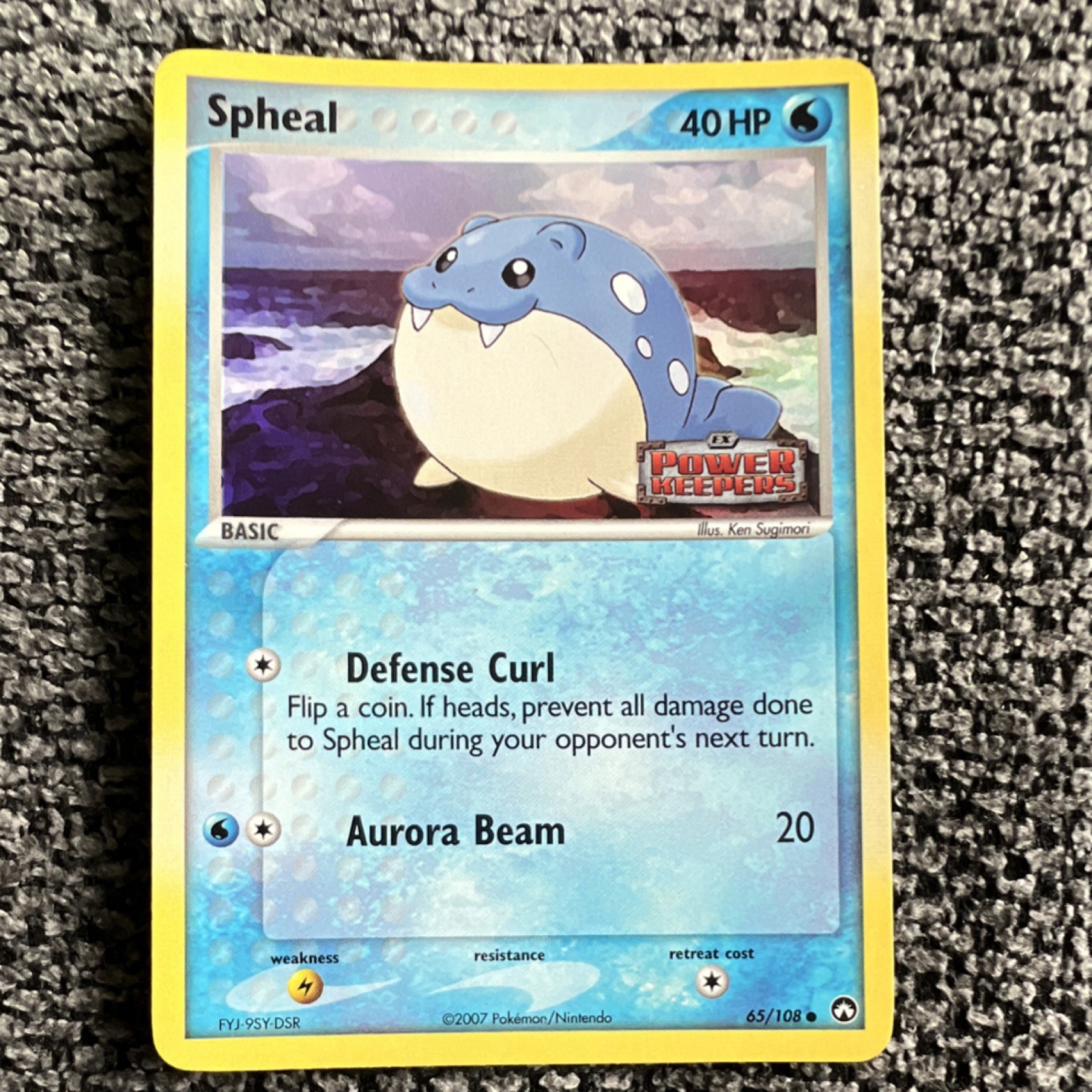 Pokémon TCG Spheal 65/108 EX Power Keepers Stamped Reverse Holo NM/LP