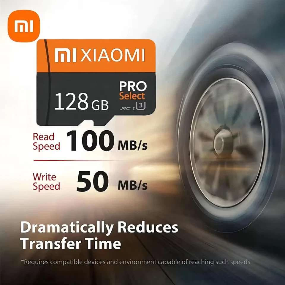 Scheda Memoria Xiaomi 128GB 256GB 512GB 1/2TB SD/TF Alta Velocità Archiviazione - Immagine 2 di 4