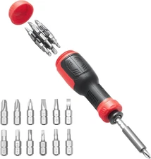 Screwdriver Set 13 in 1 Magnetic Multi Bit Mini Nut Driver Set Phillips Flat Hea