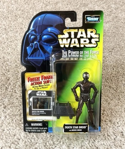 NEW Star Wars POTF Death Star Mouse Droid Figure Freeze Frame Power Of The Force