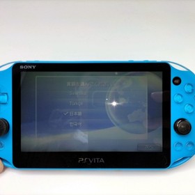 PS Vita Aqua Blue PCH 2000 Za23 Console only PSV Slim [H]