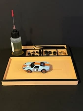 HO Slot Car Build Plate, Setup Plate,  Tjet, AFX,Tyco Mega G Plus Aurora