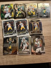 Jordan Love (RC) - 10 Card Lot - JERSEY MATCH Select Green & Yellow Shock 168