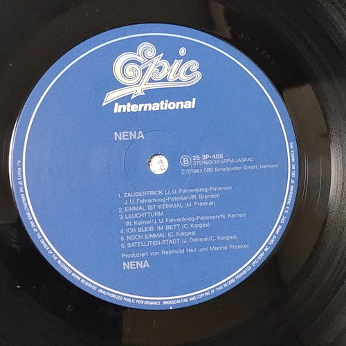 NENA / NENA / Japan VINYL LP W/ OBI , INSERT 25・3P-488 - Picture 9 of 9