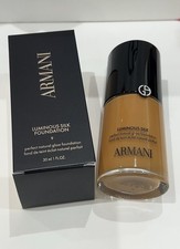 NEW Giorgio Armani  9.0 Tan Neutral Olive  Luminous Silk Foundation 