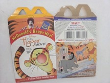 The Tigger Movie McDonalds Happy Meal Food Box
