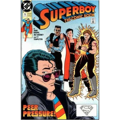 #ad Superboy #5 1990 series DC comics NM v $6.82