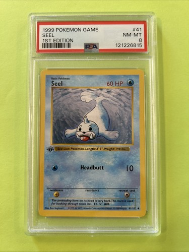 Seel 041/102 Base Set (Shadowless) Regular First Edition Fresh Grading ￼ - Picture 1 of 2