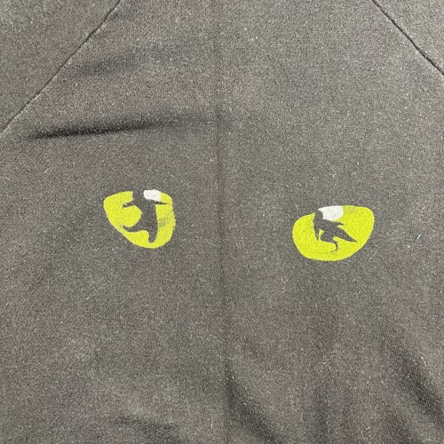 Vintage 80s Cats 1982 Broadway Tour Crew Neck Sweater Black Mens XL Musical USA - Picture 7 of 7